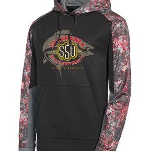 Product image of Sakakawea State University Hoodie -Camo Sleeves