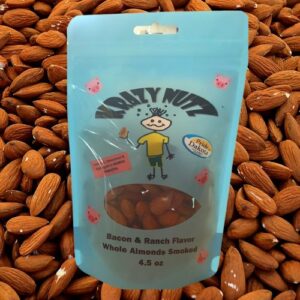 Product image of Krazy Nutz – Bacon & Ranch Hickory Smoked Almonds