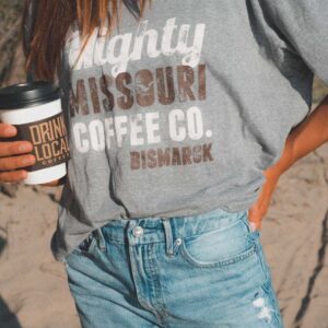Shop North Dakota The Original Mighty Missouri Coffee T-Shirt