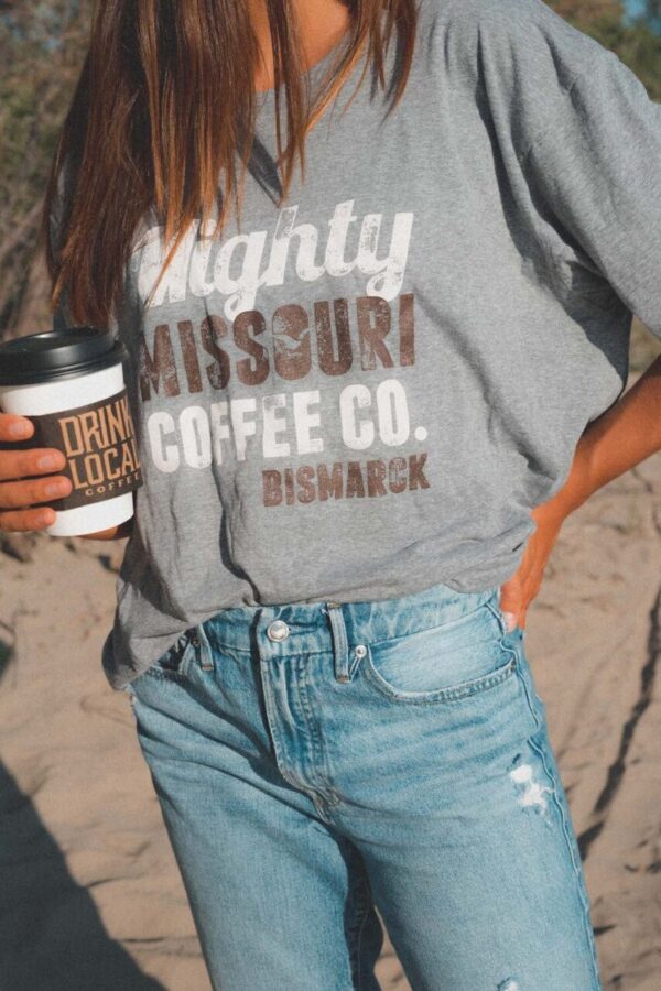 Shop North Dakota The Original Mighty Missouri Coffee T-Shirt