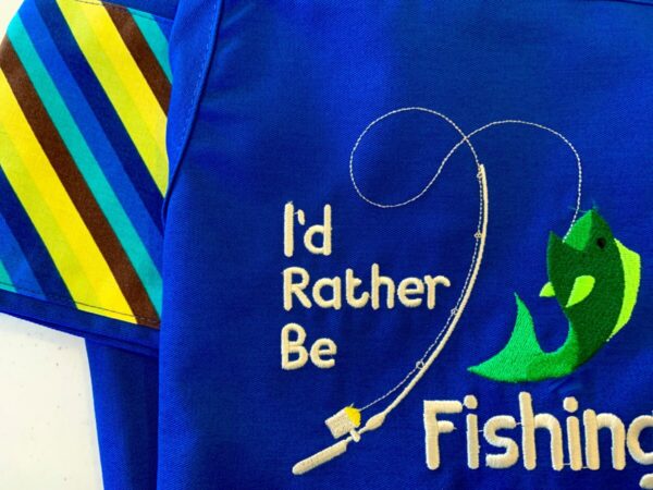 Shop North Dakota I’d Rather Be Fishing Apron