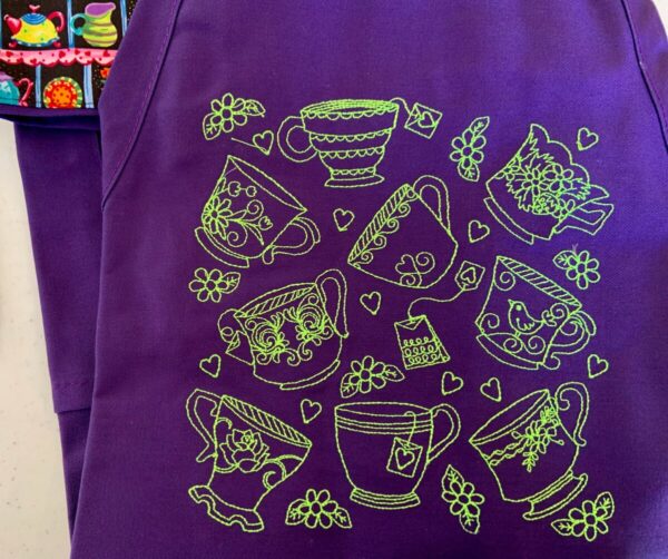 Product image of Scattered Tea Cups Apron