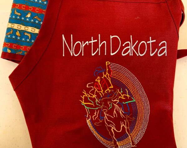 Shop North Dakota North Dakota Rodeo Design Apron