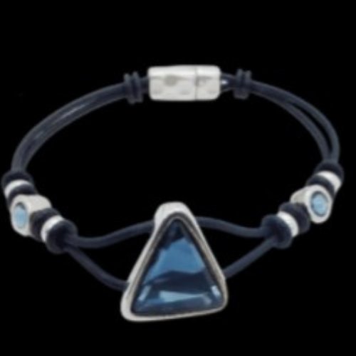 Shop North Dakota Caribbean Blue Swarovski Crystal Bracelet
