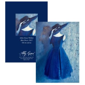 Shop North Dakota Blue Dress Greeting Card