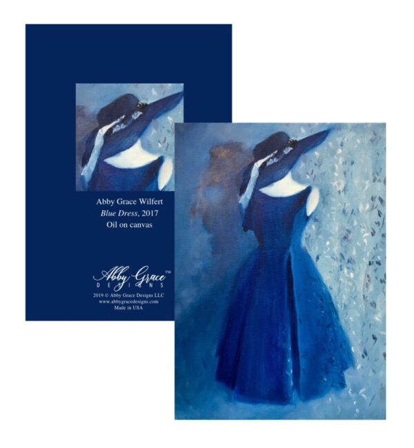 Shop North Dakota Blue Dress Greeting Card