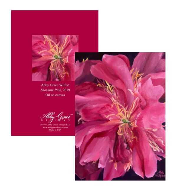 Shop North Dakota Shocking Pink Greeting Card