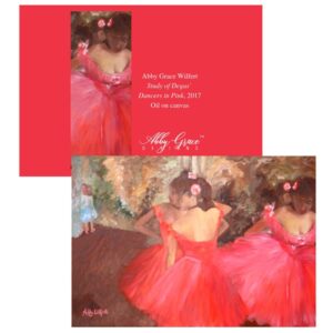 Product image of Degas’ Dancers in Pink Greeting Card