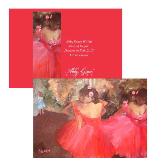 Product image of Degas’ Dancers in Pink Greeting Card