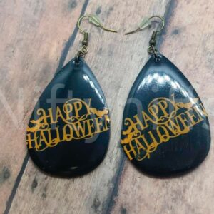 Shop North Dakota Happy Halloween Earrings