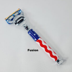 Product image of Wavy American Flag Razor Handle