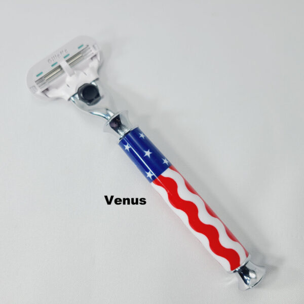 Product image of Wavy American Flag Razor Handle