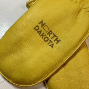 Shop North Dakota Leather Chopper Mittens with ND Brand