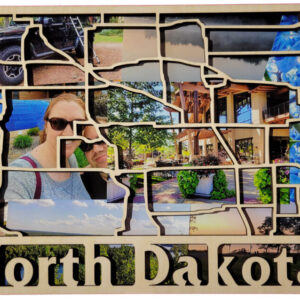 Shop North Dakota North Dakota State Road Map Frame