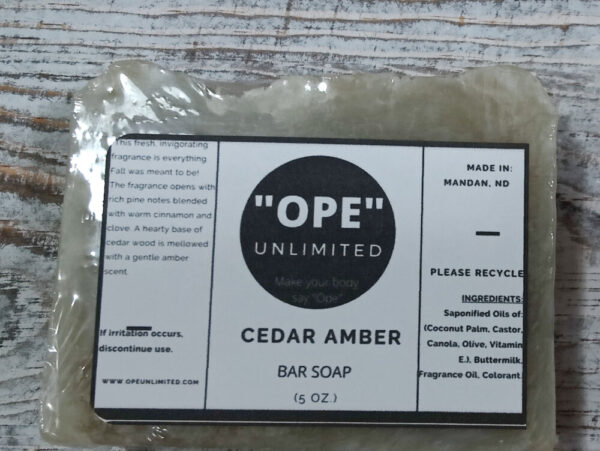 Product image of Cedar Amber Soap 5oz