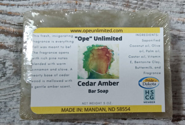 Product image of Cedar Amber Soap 5oz