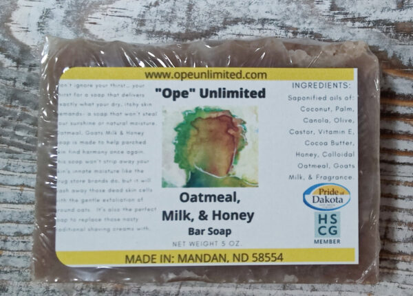 Shop North Dakota Oatmeal, Goats Milk, & Honey Soap 5oz
