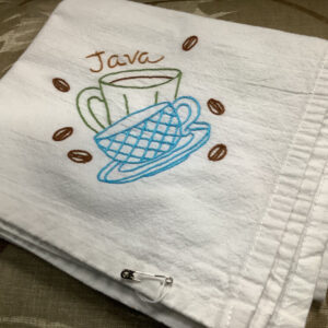Product image of Java themed flour sack towel