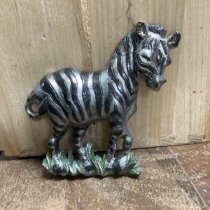 Product image of Upcycled Baby Zebra wall hanging