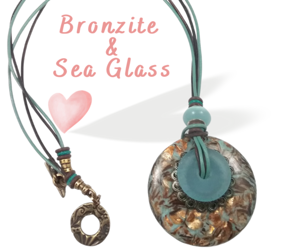 Product image of BRONZITE DONUT NECKLACE