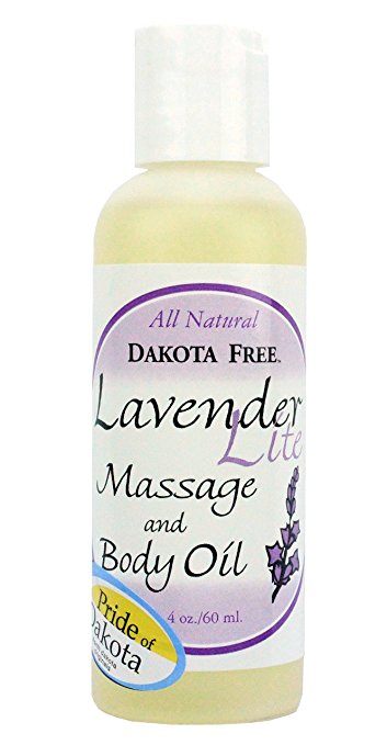 Shop North Dakota Dakota Free Lavender Lite Massage & Body Oil 4 oz