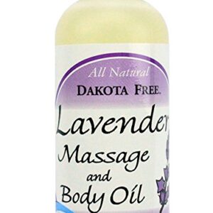 Product image of Dakota Free Lavender Massage & Body Oil 4 oz