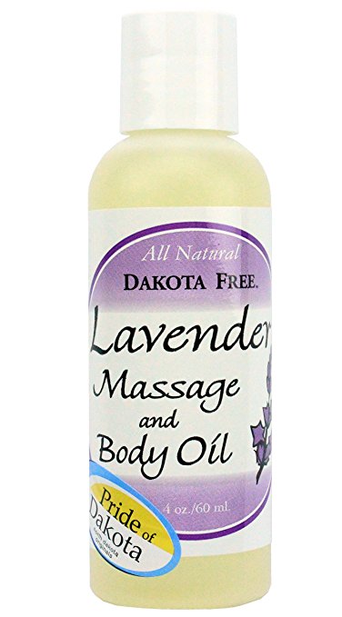 Shop North Dakota Dakota Free Lavender Massage & Body Oil 4 oz