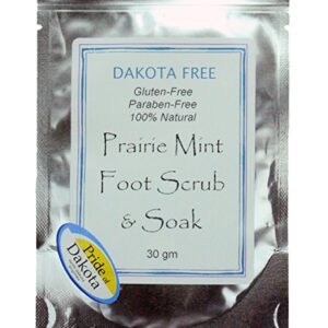 Product image of Dakota Free Prairie Mint Foot Scrub & Soak – 30 gm packet