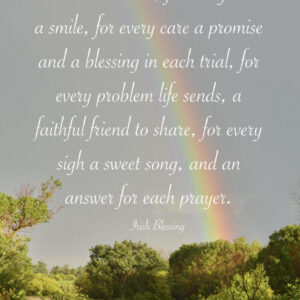 Product image of ND Rainbow & Irish Blessing – Photo Notecard