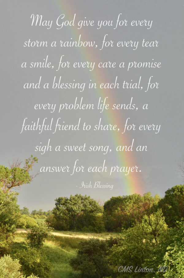 Product image of ND Rainbow & Irish Blessing – Photo Notecard