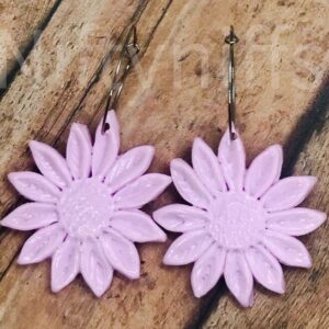 Shop North Dakota Purple Sunflower Earrings