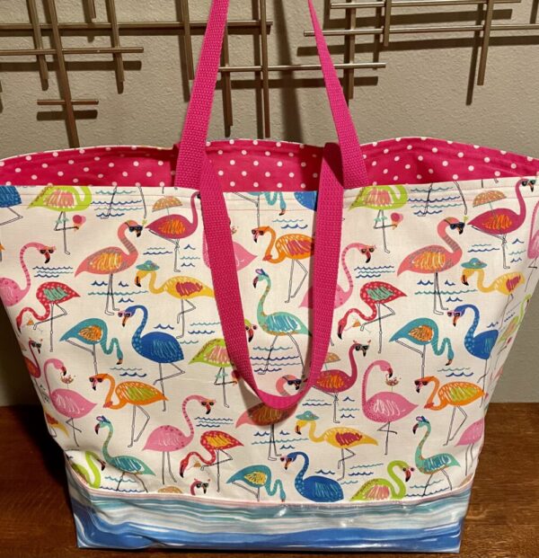 Product image of Oversized Tote Flamingo