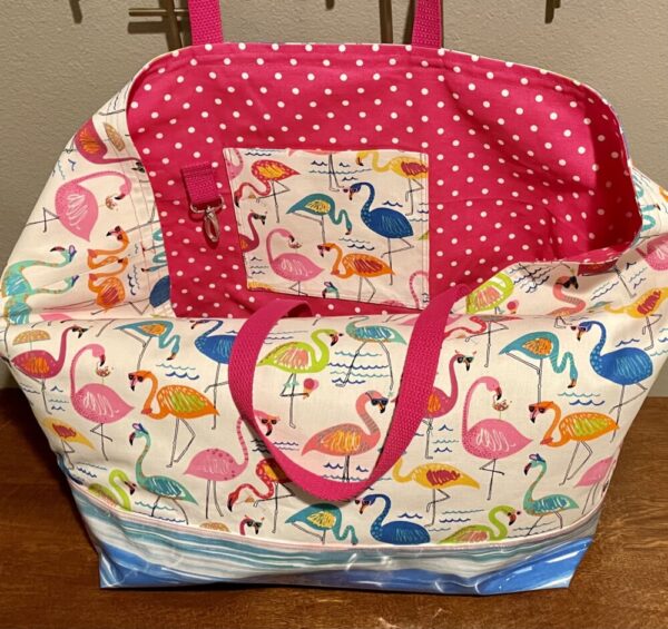 Product image of Oversized Tote Flamingo