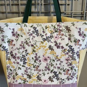 Shop North Dakota Everyday Tote Bag Lilac Floral