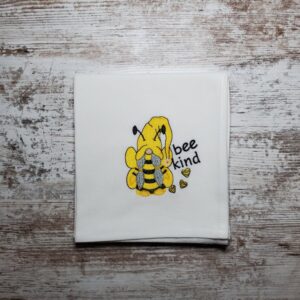 Product image of Embroidered Dish Towel – Bee Kind