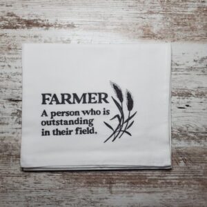 Product image of Embroidered Dish Towel – Farmer