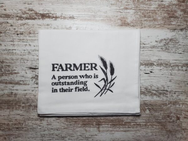 Product image of Embroidered Dish Towel – Farmer