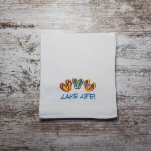 Shop North Dakota Embroidered Dish Towel – Lake Life