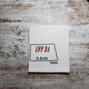 Product image of Embroidered Dish Towel – ND Uffda