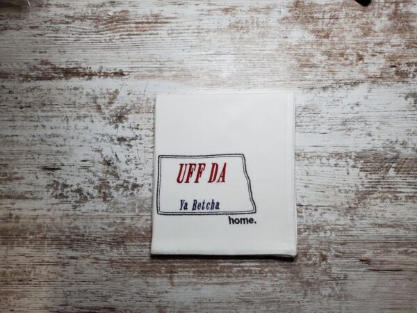Product image of Embroidered Dish Towel – ND Uffda