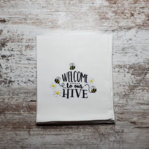 Shop North Dakota Embroidered Dish Towel – Welcome to our Hive