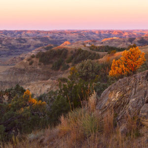 Product image of Sunrise North Dakota badlands Bennet Creek – Photo