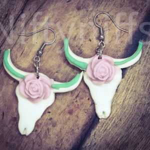 Product image of Green Bullhead Earrings