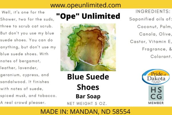 Shop North Dakota Blue Suede Shoes Soap 5oz