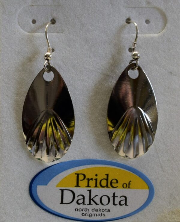 Product image of Silver Fluted Lure Earrings