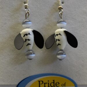 Product image of Black Winged Bobber Earrings