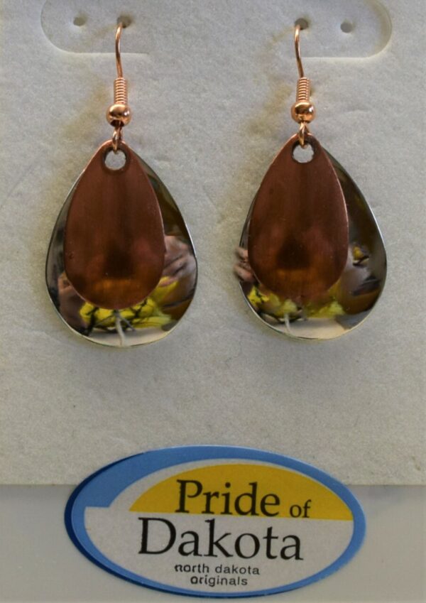 Product image of A “Lure”ing Copper & Silver Earrings