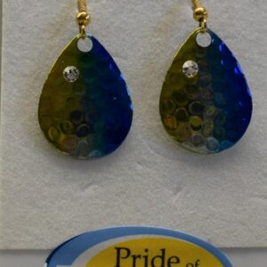 Product image of Gold & Blue Lure Earrings