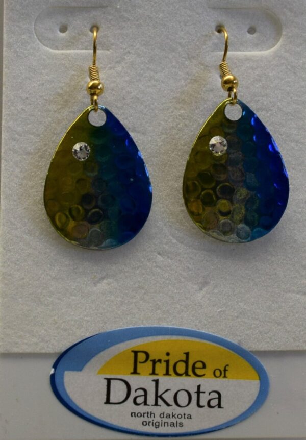 Product image of Gold & Blue Lure Earrings