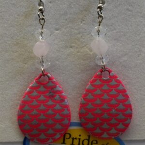 Product image of Pink & Silver Scales Earrings